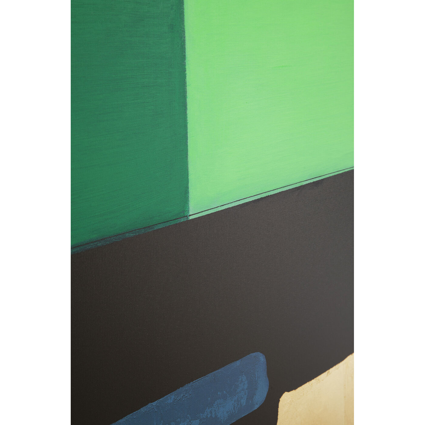 Framed Picture Abstract Shapes Green X Cm Kare Usa