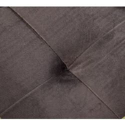 Echantillon tissu Jessy velours gris foncé 10x10