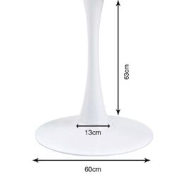 Table Base Schickeria White Ø110cm