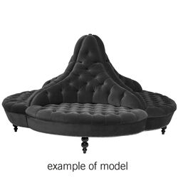 Around Sofa Individual 4-Seater Small Leather 1