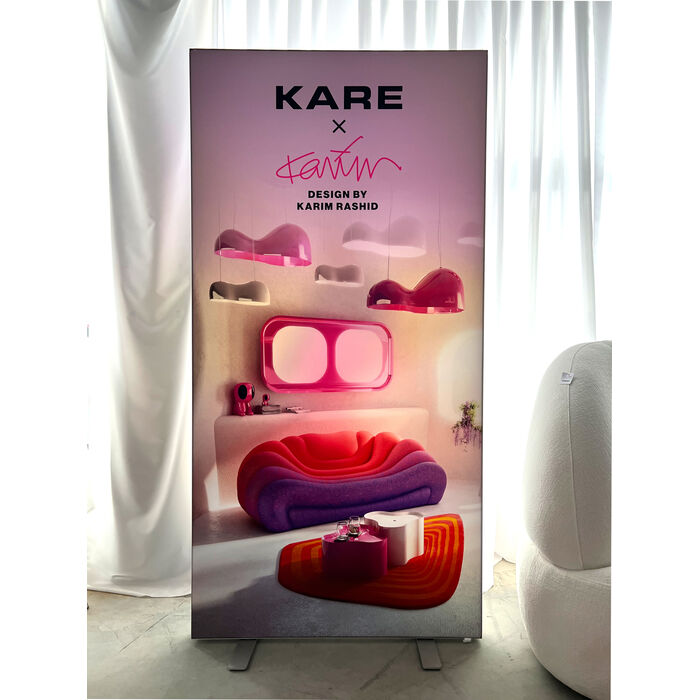 Einzelrahmen Display Karim Rashid  200x100cm