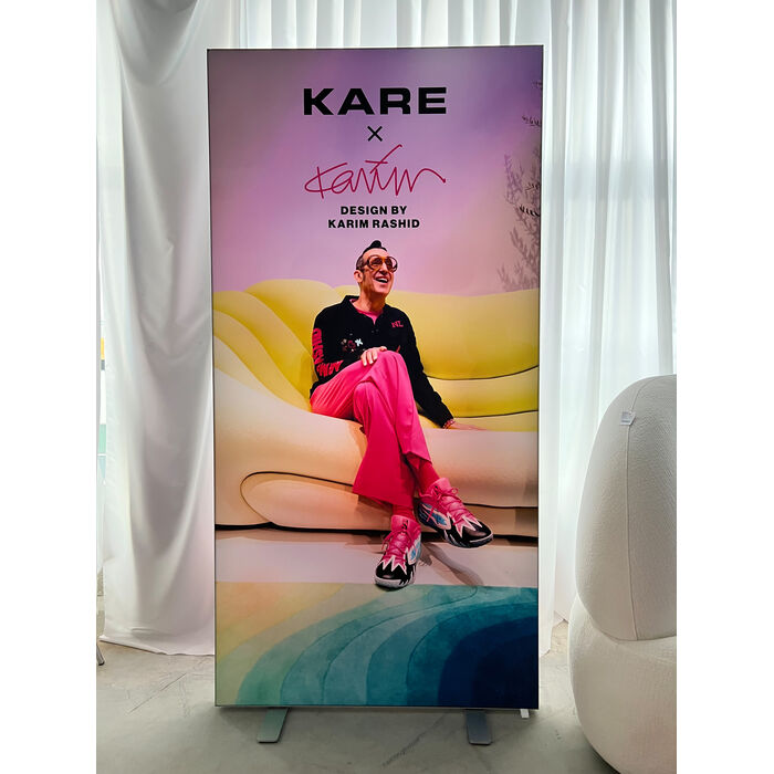 Einzelrahmen Display Karim Rashid  200x100cm
