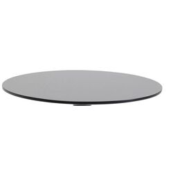 Tablero de mesa Schickeria negro Ø80cm