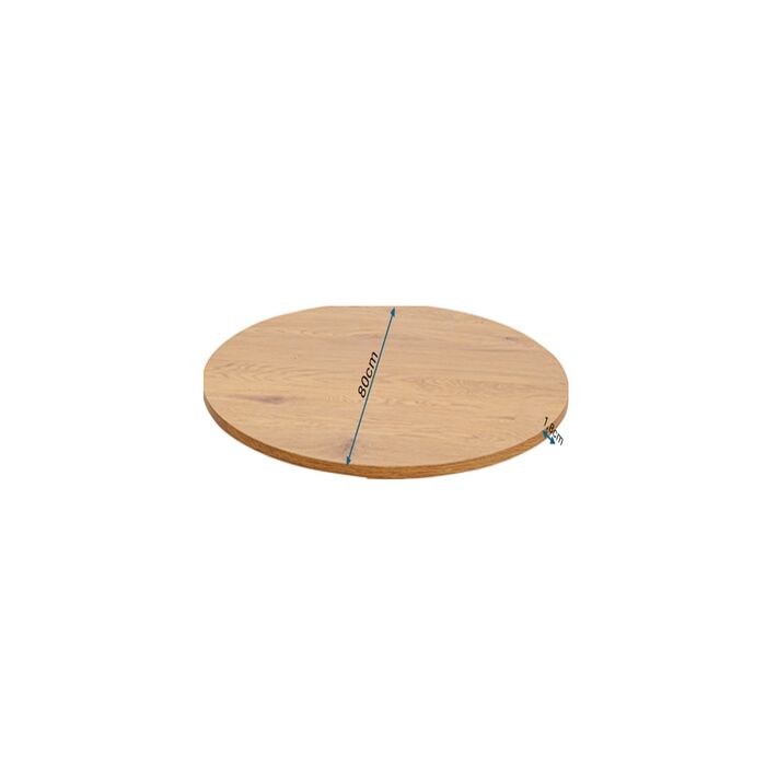 plateau de table Schickeria marbre blanc Ø80c