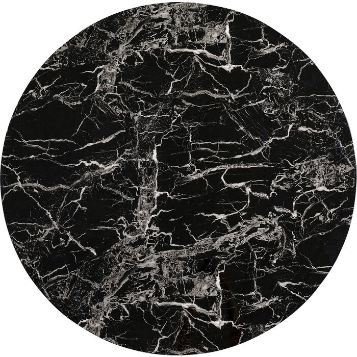 plateau de table Schickeria marbre noir Ø80cm