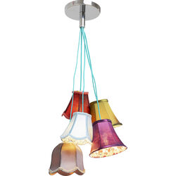 Pendant Lamp Saloon Flowers 5-lite