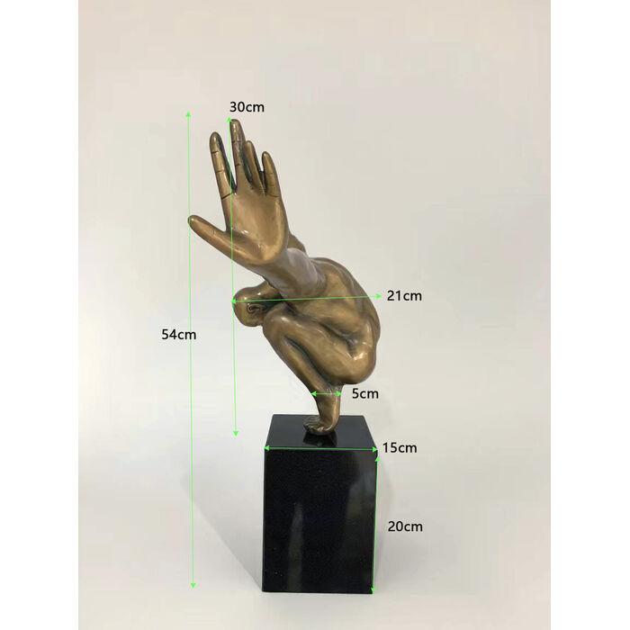 Deko Objekt Athlet Bronze 75cm