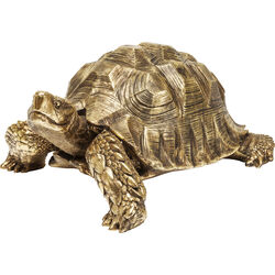 Figura decorativa Turtle oro grande