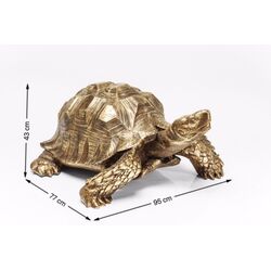 Figura decorativa Turtle oro grande