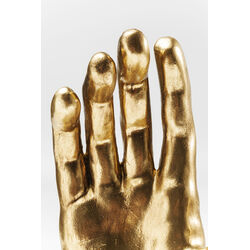 Oggetto decorativo Mano oro 35cm