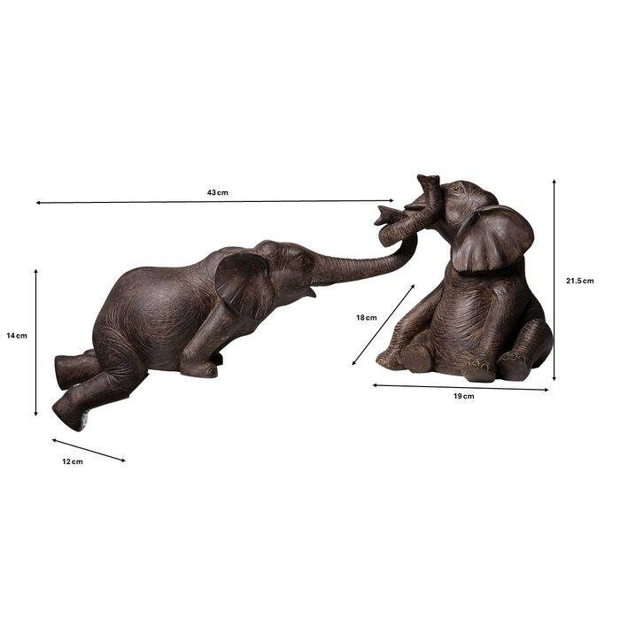 Deko Figur Elefant Zirkus (2/Set)