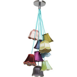 Pendant Lamp Saloon Flowers 9-lite