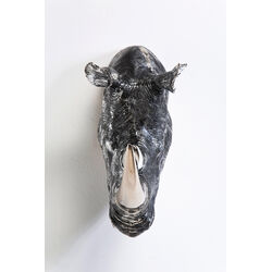 Deco Head Rhino Antique