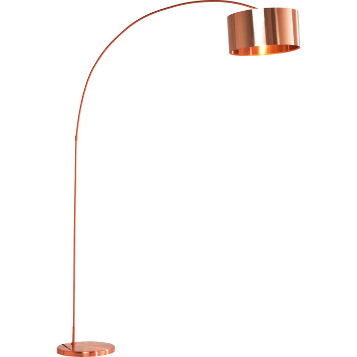 Floor Lamp Gooseneck Copper Kare Design