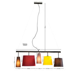 Pendant Lamp Parecchi Colore 100cm