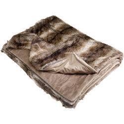 Blanket Fur Stripes 140x200cm