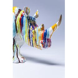 Deco Figurine Rhino Colore 26cm