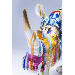 Deco Figurine Rhino Colore 26cm