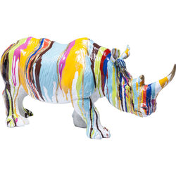 Deco Figurine Rhino Colore 26cm