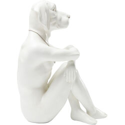 Deko Figur Gangster Dog Creme