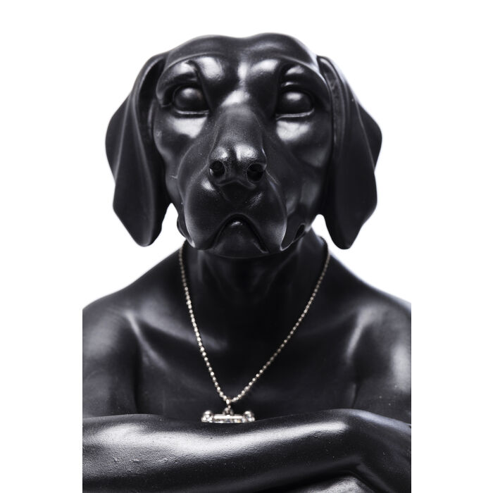 Figura deco Gangster Dog negro