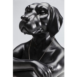 Deko Figur Gangster Dog Black