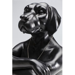 Figurine décorative Gangster Dog noire