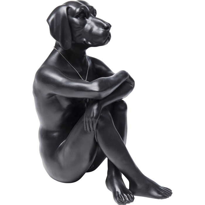 Figurine décorative Gangster Dog noire