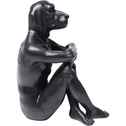 Figura deco Dog Marc negro