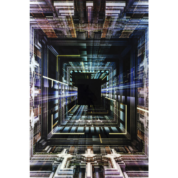 Cuadro cristal Science Fiction 120x180cm