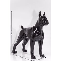 Figura decorativa Toto XL nero 180cm