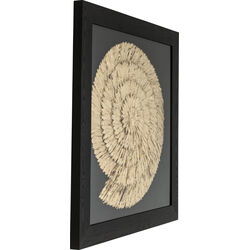 Deco Frame Golden Snail 120x120cm