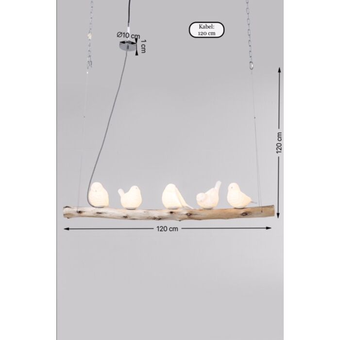Hängeleuchte Animal Dining Birds 120cm