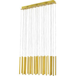 Lampadario Living Vegas ottone LED