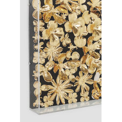 Deco Frame Gold Flower 120x120cm