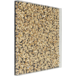 Deco Frame Gold Flower 120x120cm