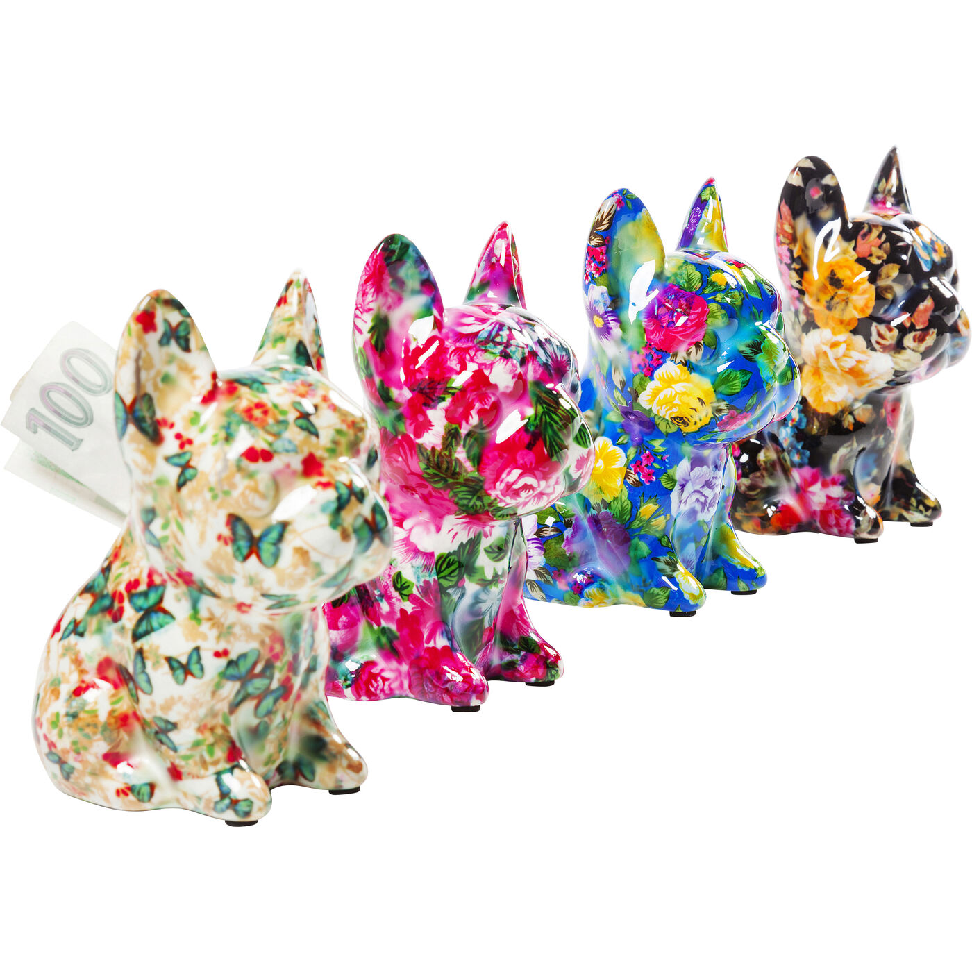 [39334] Alcancía Dog Fiore 12cm varios