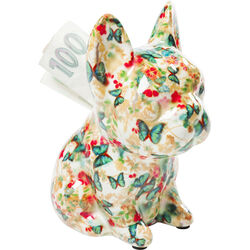 Money Box Dog Fiore 12cm Assorted