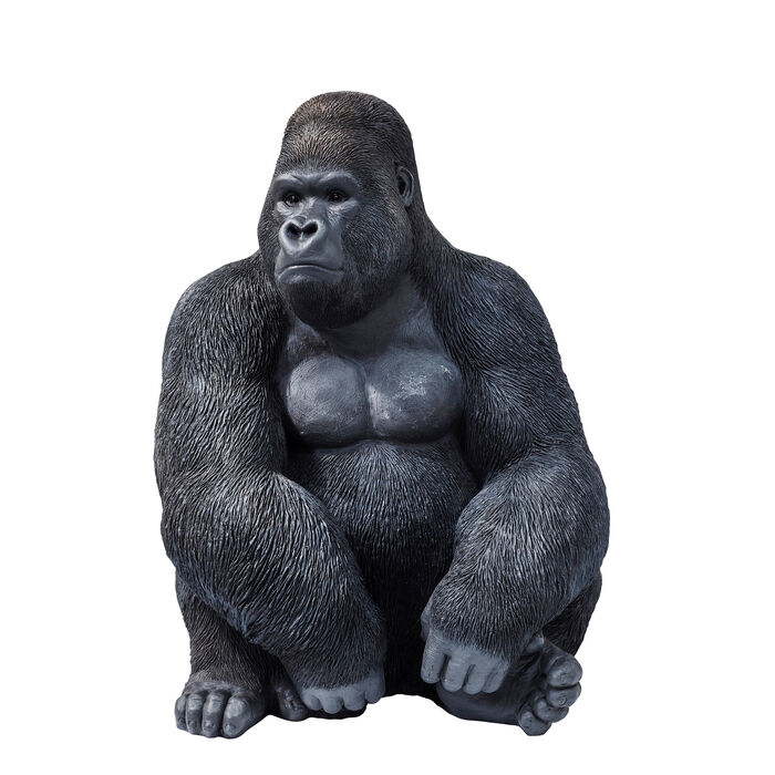 Deco Object Monkey Gorilla Side XL Black 76cm - KARE Design