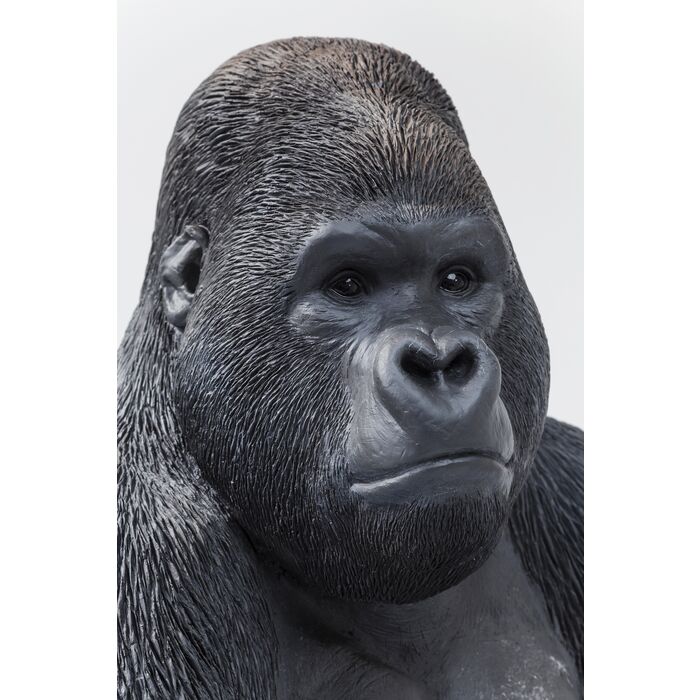 Deco Figurine Monkey Gorilla Side XL Black 76cm