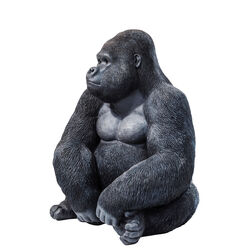 Deco Figurine Monkey Gorilla Side XL Black 76cm