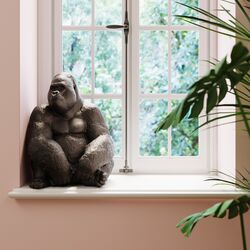 39378 - Deco Figurine Monkey Gorilla Side XL Black 76cm