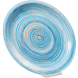 Piatto Swirl blu Ø27cm