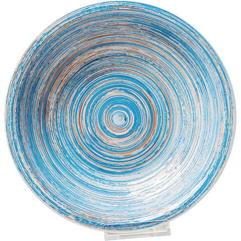 Plato hondo Swirl azul Ø21cm