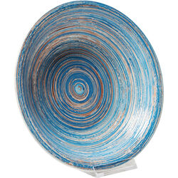 Plate Deep Swirl Blue Ø21cm