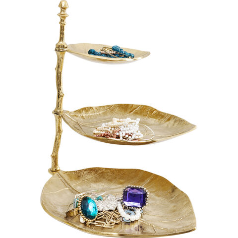 Deco Etagere Leaf Gold