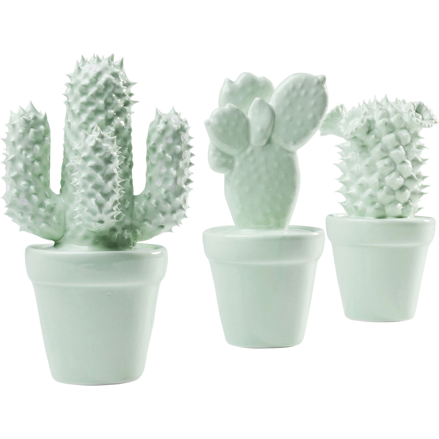 Objeto decorativo Kaktus menta varios