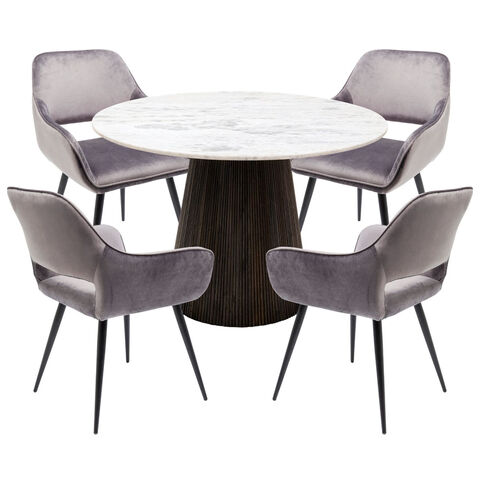 Dining Group Francisco Glenn Grey (5/part)