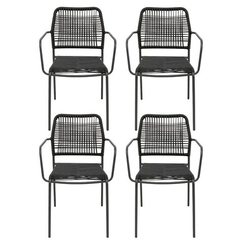 Silla Madagascar Negro 4/Set