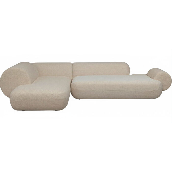 Ecksofa Soft Edge Links Creme